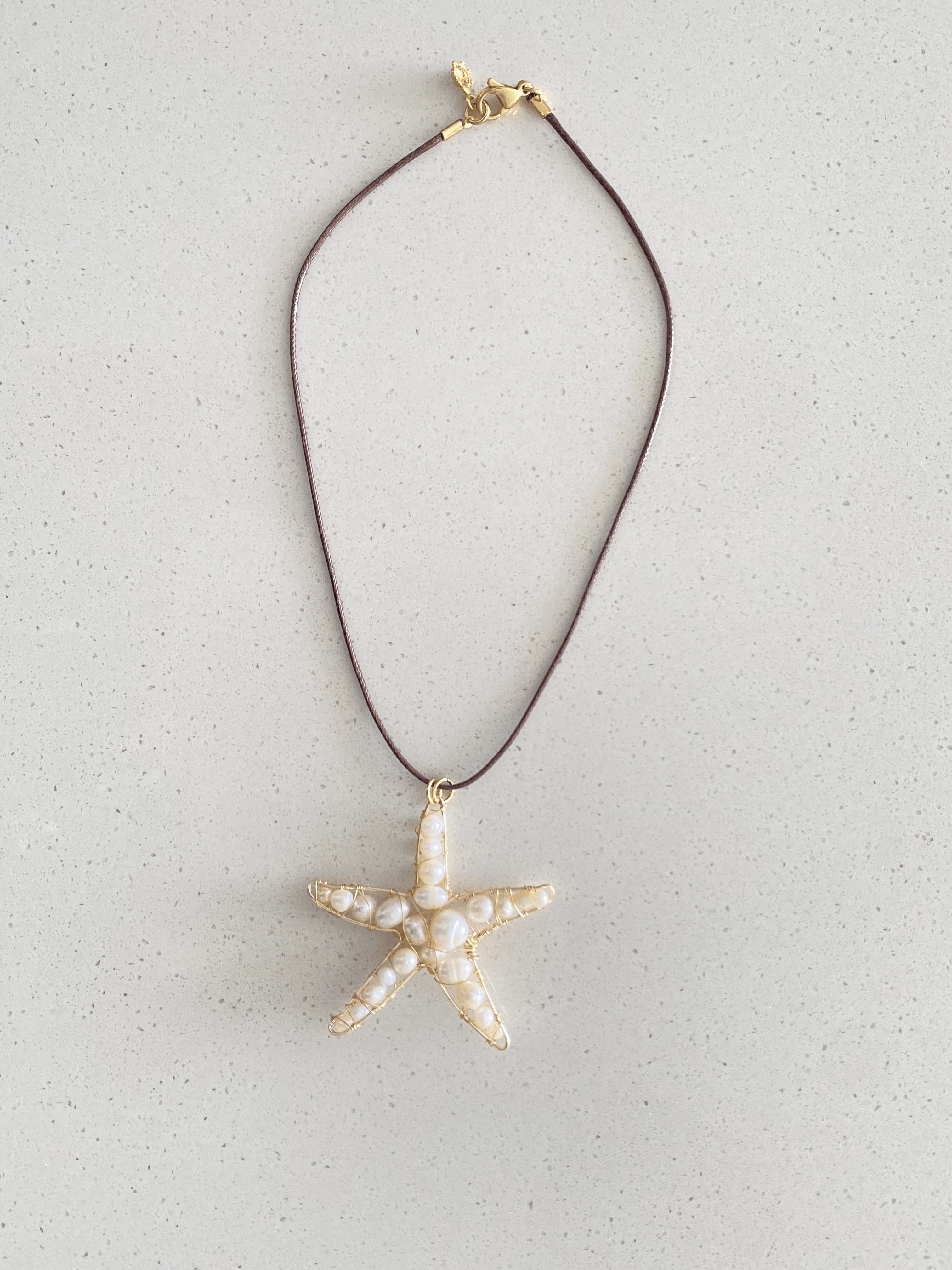 Choker ecocuero y Estrella de mar